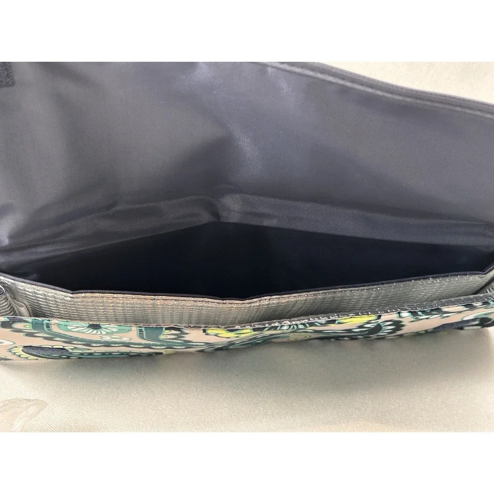 Thirty-One 31 Curling Flat Iron Case Teal Paisley Pattern, New